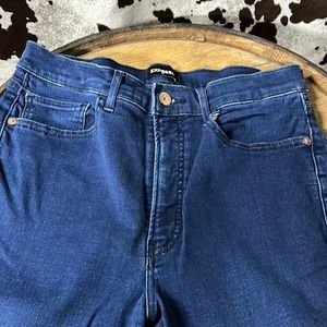 Express Slim Flare High Rise